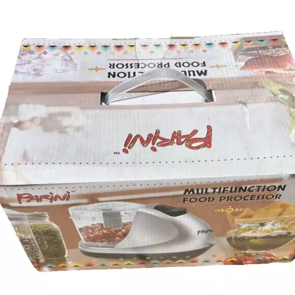 New in Box Parini Multifunction Mini Food Processor Reversible Slicer/Shredder - Picture 5 of 9